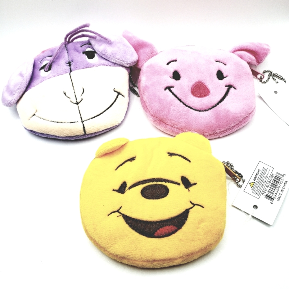 Winnie The Pooh Set Of 3 Coin Bag